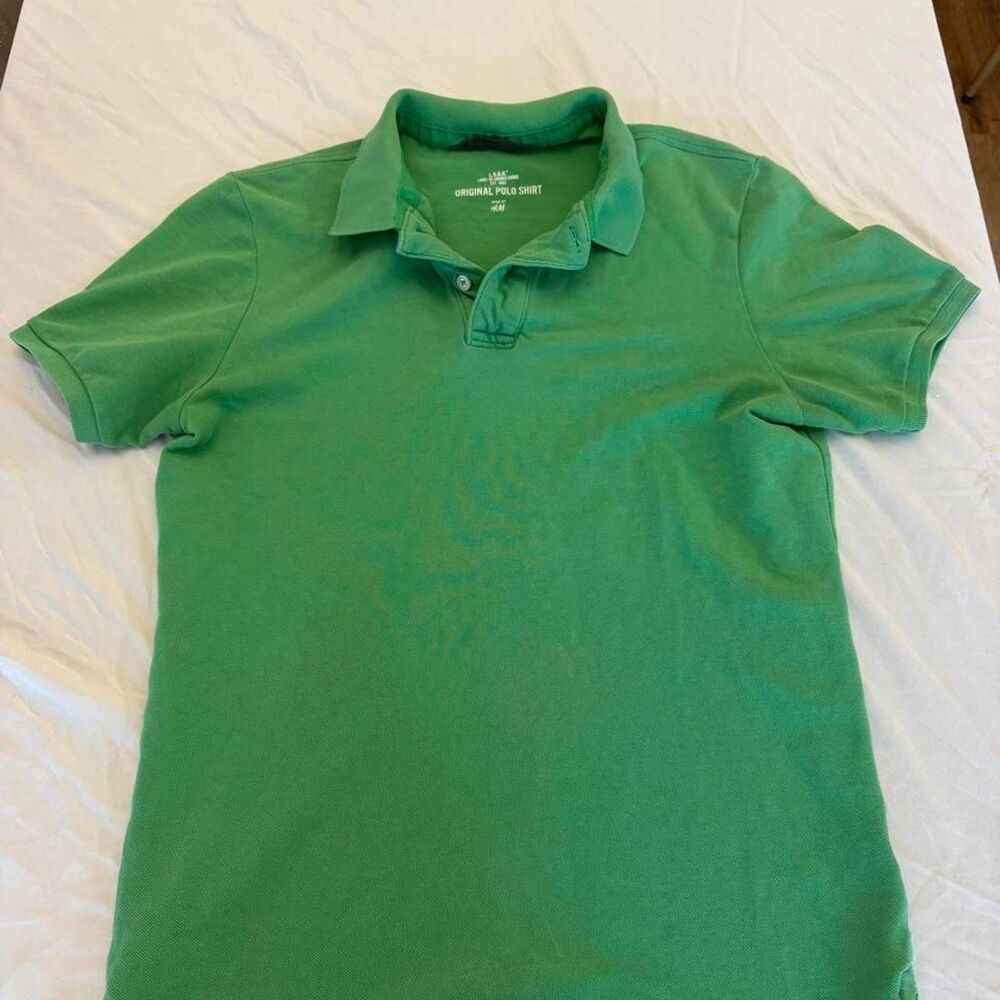 H-m Men's Green Polo-shirts